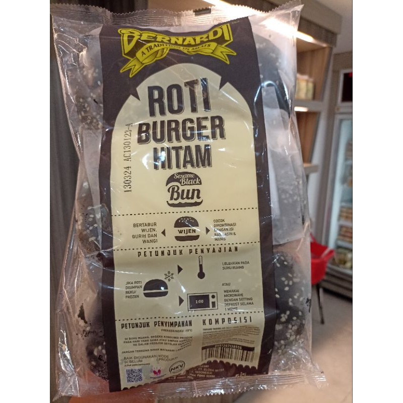 Jual BND Roti Burger Hitam Wj 6bj | Shopee Indonesia
