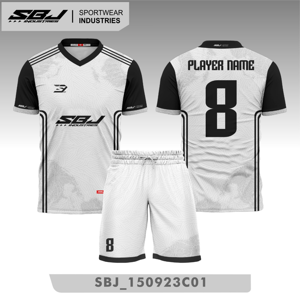 Jual Jersey Futsal Premium SBJ Full Printing Bebas Custom Design ...