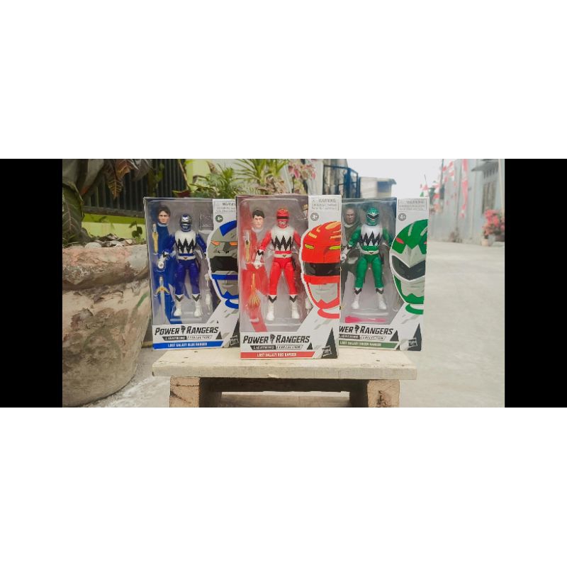 Jual Lighting Collection Power Rangers Lost Galaxy RED GREEN BLUE ...