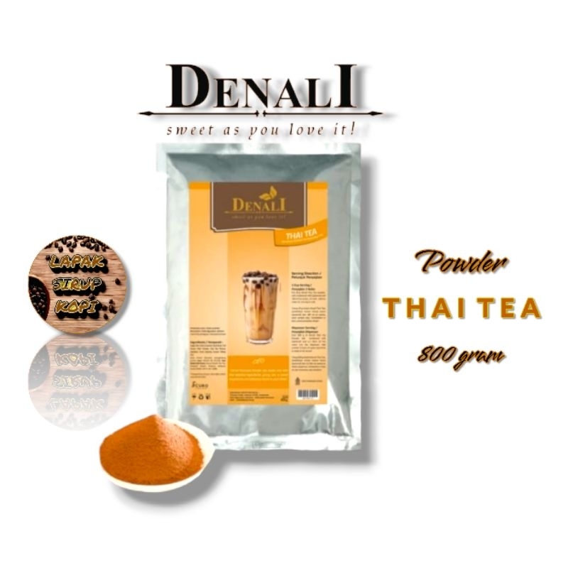 Jual Denali - Thai Tea Powder 800 gram - bubuk minuman rasa thai tea ...