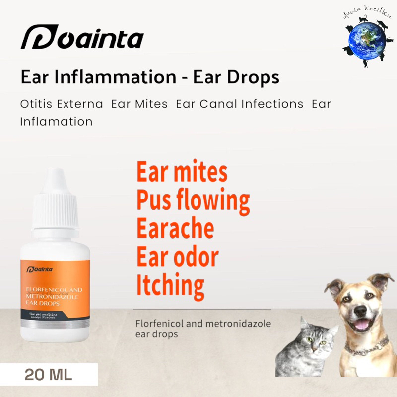Jual Puainta Ear Drops Inflammation Tetes Telinga Earmites / Anti