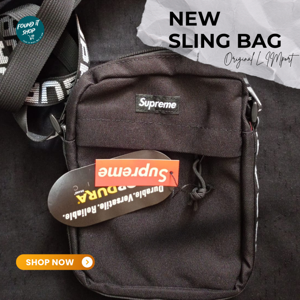 Jual Supreme Sling Bag Premium Original Made In China Original Shopee