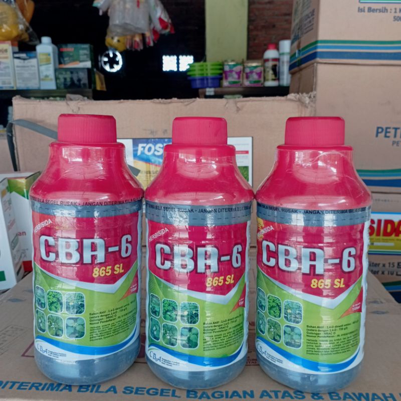 Jual HERBISIDA CBA-6 865SL KEMASAN 1 LITER DAN 400ML, HERBISIDA ...