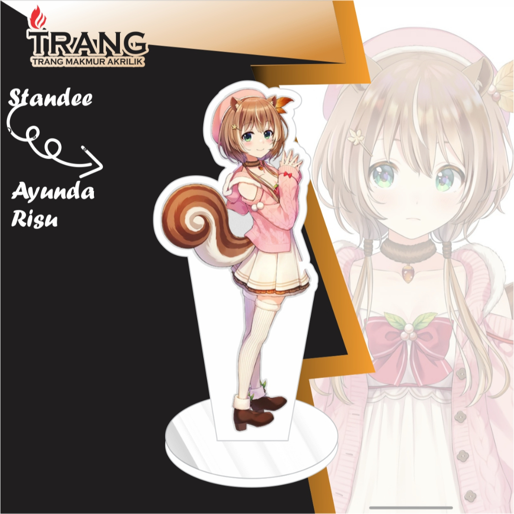 Jual Standee Figure Akrilik Ayunda Risu Hololive / Standing Action ...