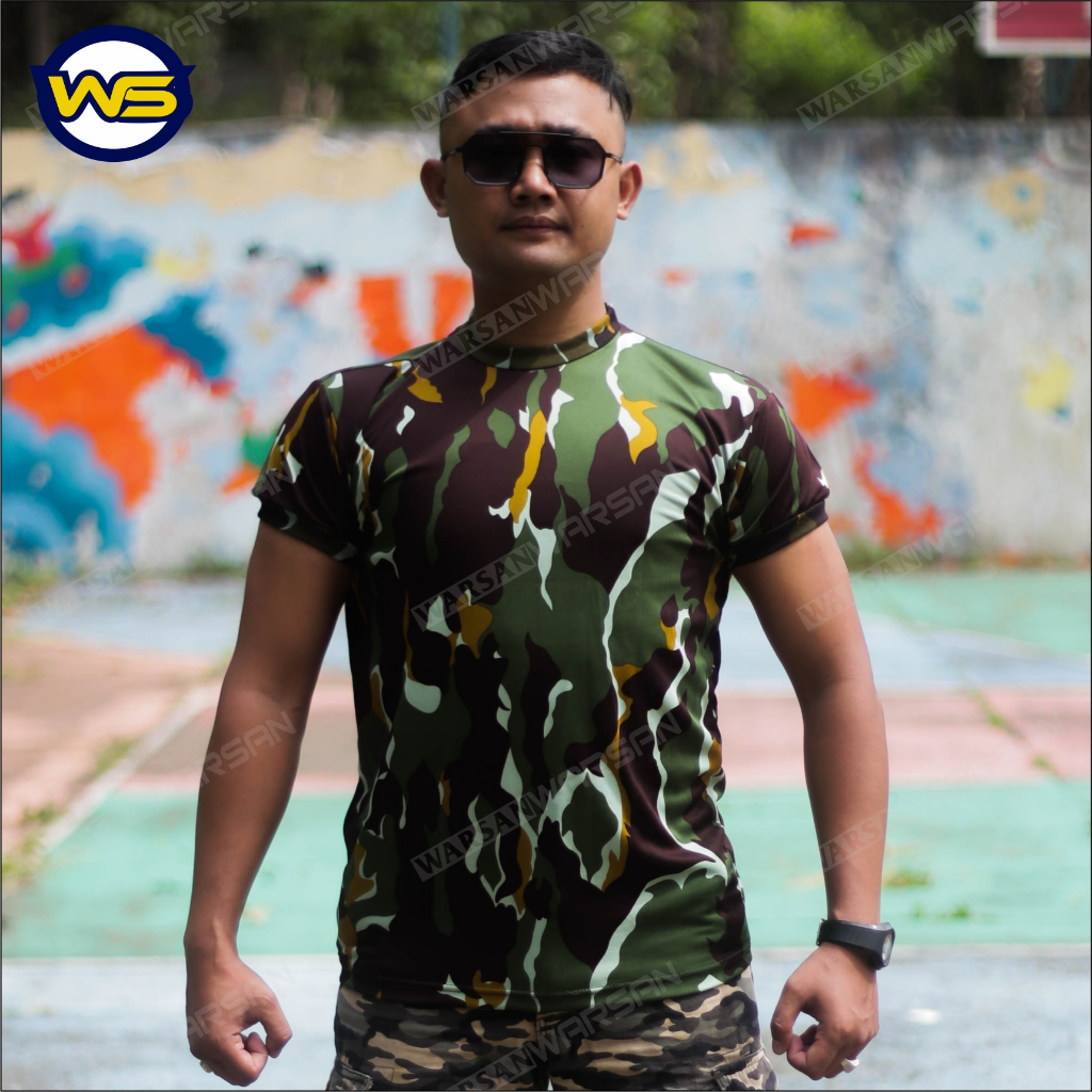 Jual Kaos Brimob Kaos Loreng Tentara Oblong Brimob Kaos Loreng