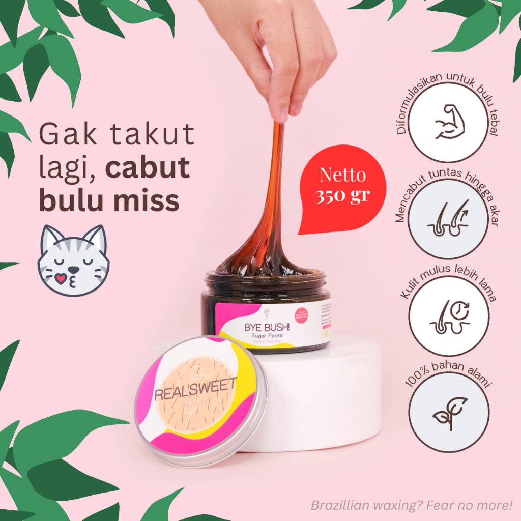 Jual Bye Bush! Sugaring Paste 350 gr COD Pencabut Bulu Miss V Ketiak