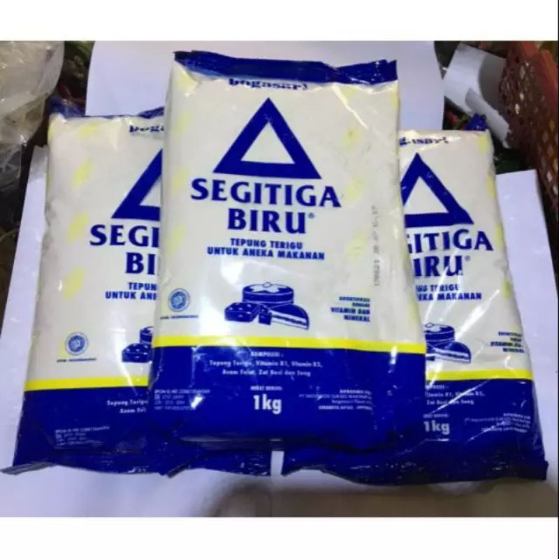 Jual Tepung Terigu Segitiga Biru 1kg | Shopee Indonesia