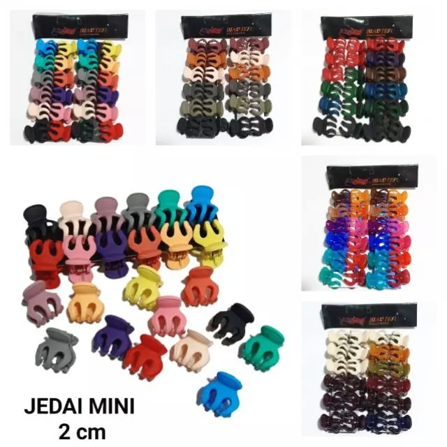 Jual Jedai Jepit Mini Isi Pcs Ukuran Cm Jepit Poni Rambut Shopee