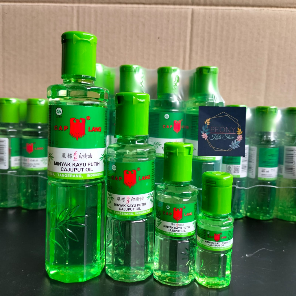 Jual MINYAK KAYU PUTIH CAP LANG /cajuput oil caplang 120ml 60ml 30ml ...