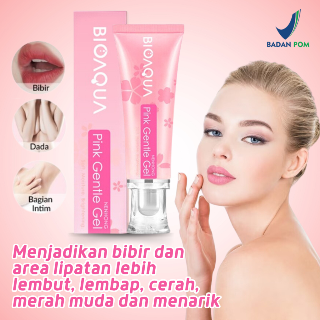 Jual Bioaqua Nenhong Pink Cherry Cream Pelembab Bibir Pemerah Bibir Bioaqua Nenhong 100 Ori 1223