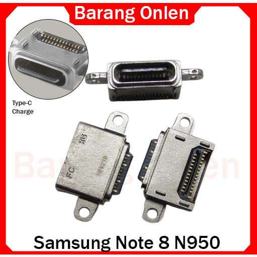 Jual Samsung Note 8 N950 TYPE-C Connector Charger Charge Cas Socket ...