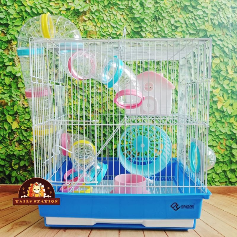 Jual Dayang 425B Hamster Cage Fun & Fantastic Kandang Hamster Tingkat ...