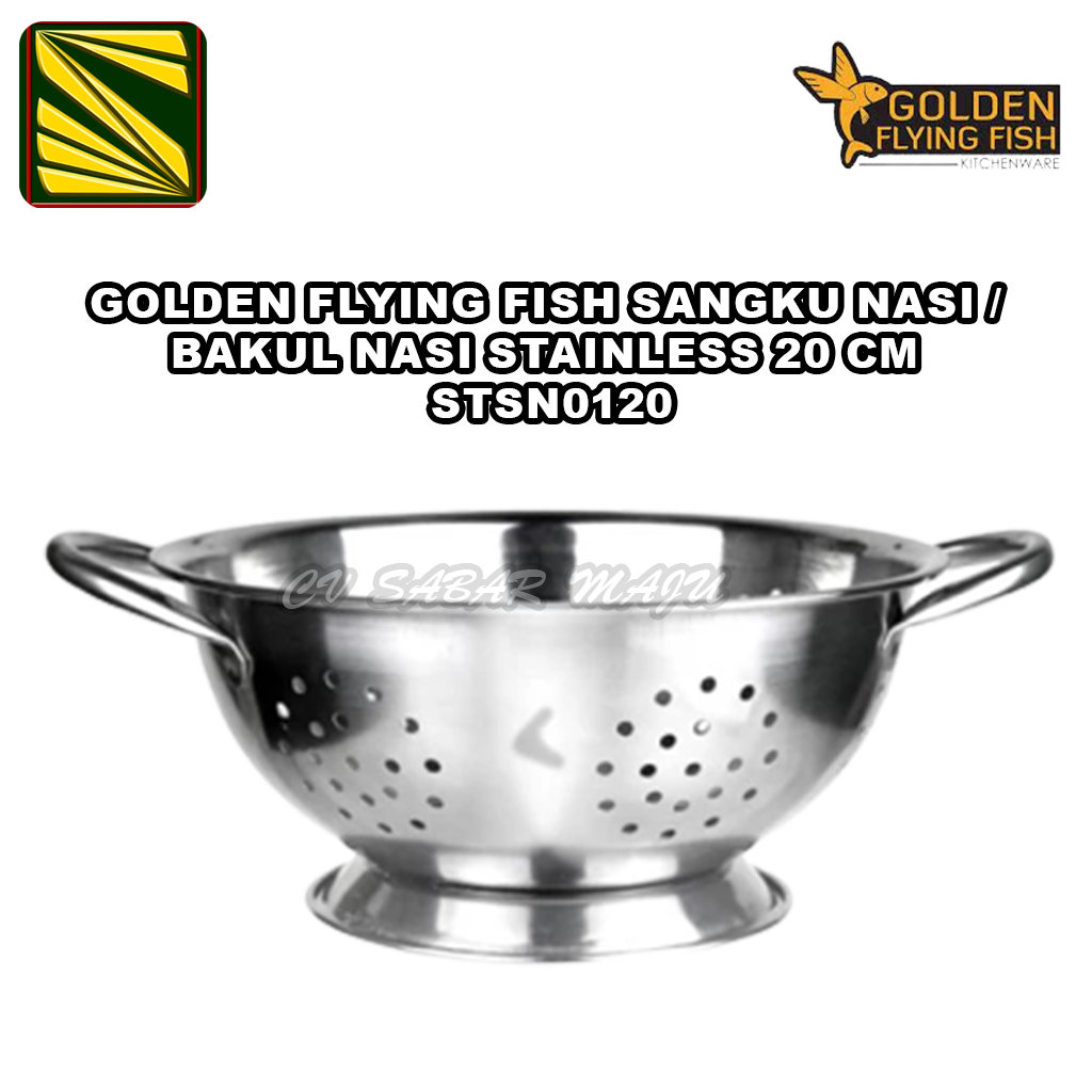 Jual Sangku Nasi / Bakul Nasi Golden Flying Fish Stainless 20 cm ...