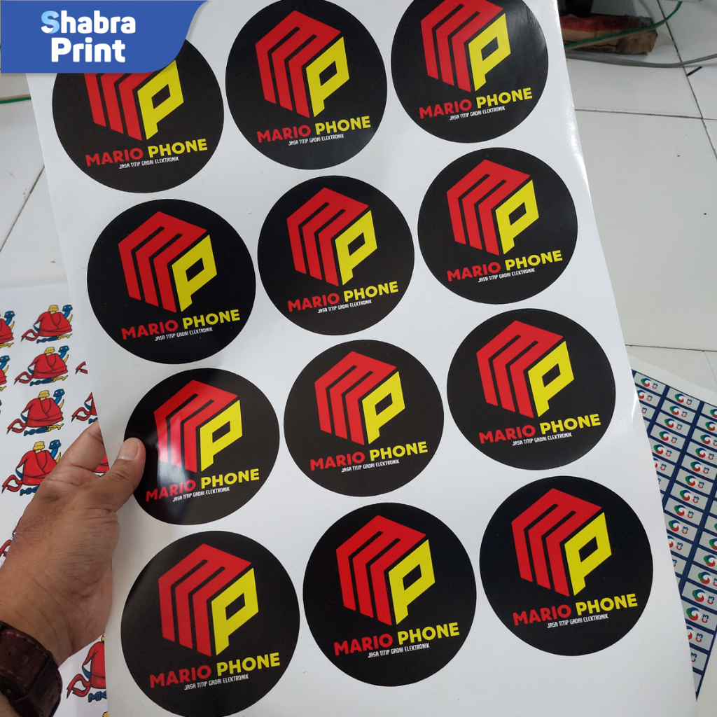 Jual Cetak Stiker Label Plastik Dan Kertas Chromo / Cetak Stiker Label ...