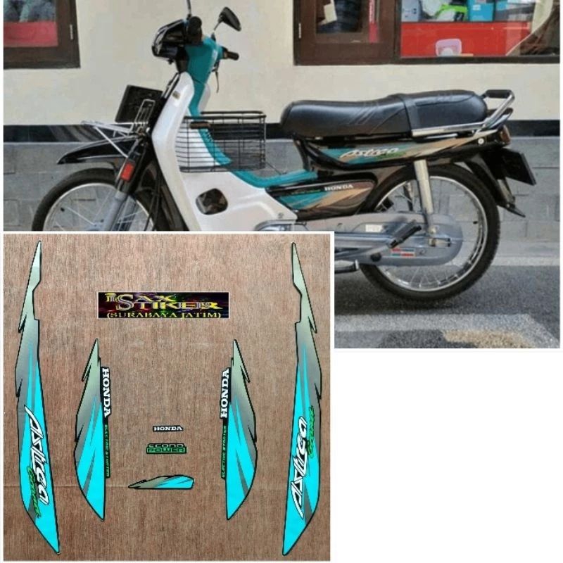 Jual Stripping Sticker Lis Standar Ori Honda Astrea Grand Limitid