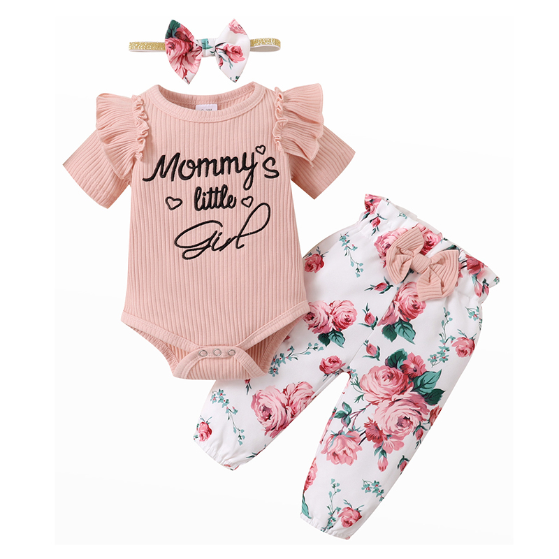 Jual 0-18Months Infant Newborn Baby Girl Clothes Suit Ruffle Short