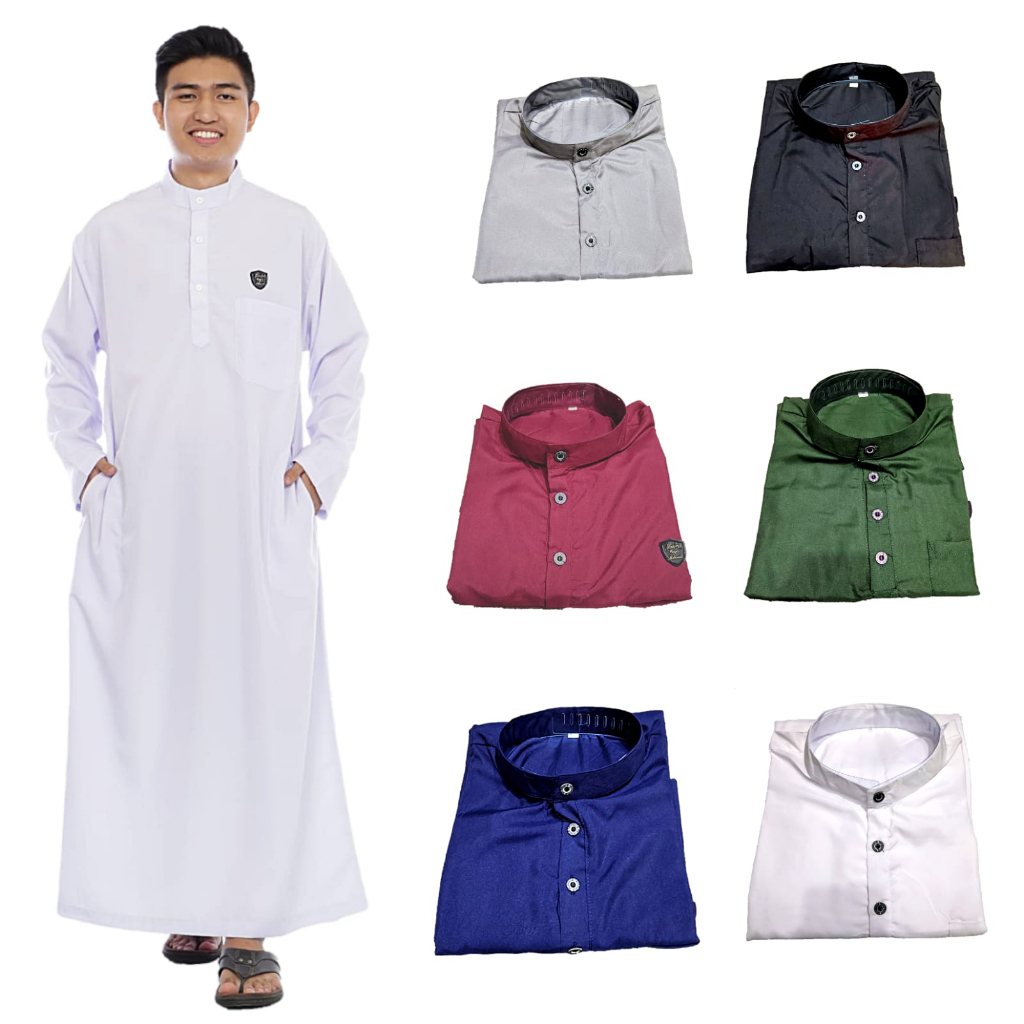 Jual Jubah Pria Gamis Laki Laki Al Haitsami Polos Pria Dewasa Gamis