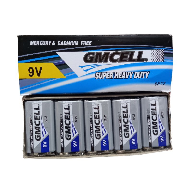 Jual Baterai Kotak 9v Super Heavy Duty Gm Cell 6f22 Shopee Indonesia