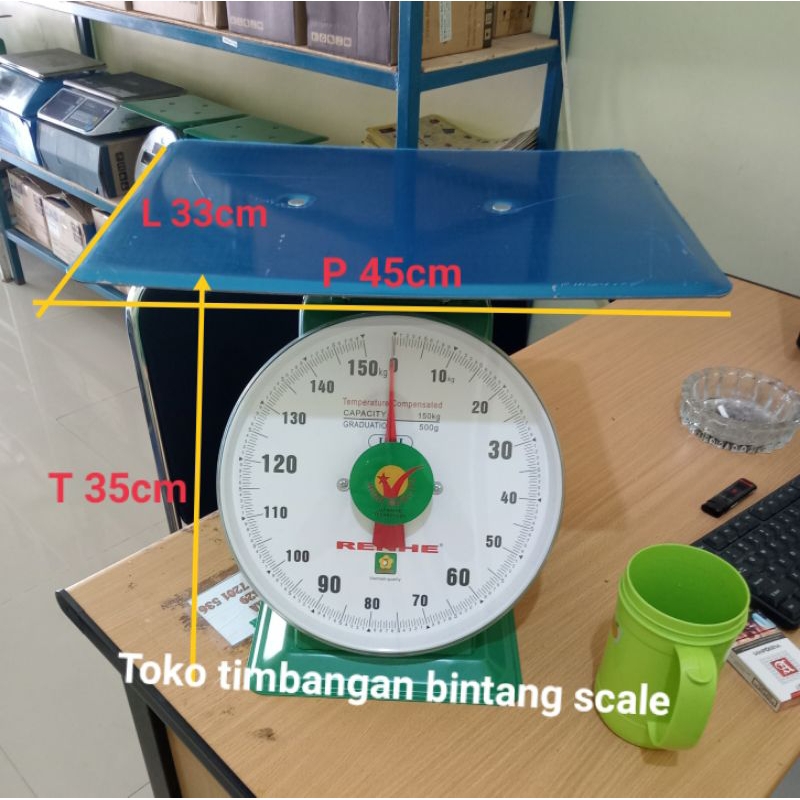 Jual Timbangan Duduk Jarum 150kg Vetnam Renhe Shopee Indonesia 7409