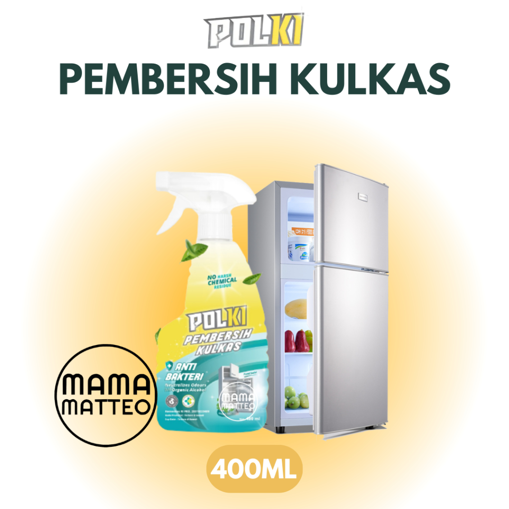 Jual POLKI Pembersih Kulkas 400ml / Pembersih Permukaan Dan Bagian ...