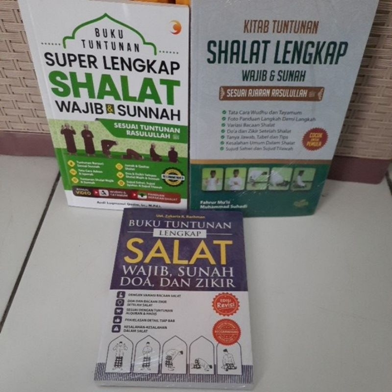 Jual Paket Buku Kitab Tuntunan Shalat Lengkap Buku Tuntunan Lengkap Salat Buku Tuntunan