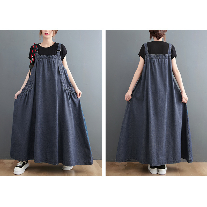 Jual Premium Oversized Jeans Jumpsuit Rok Polos Shopee Indonesia