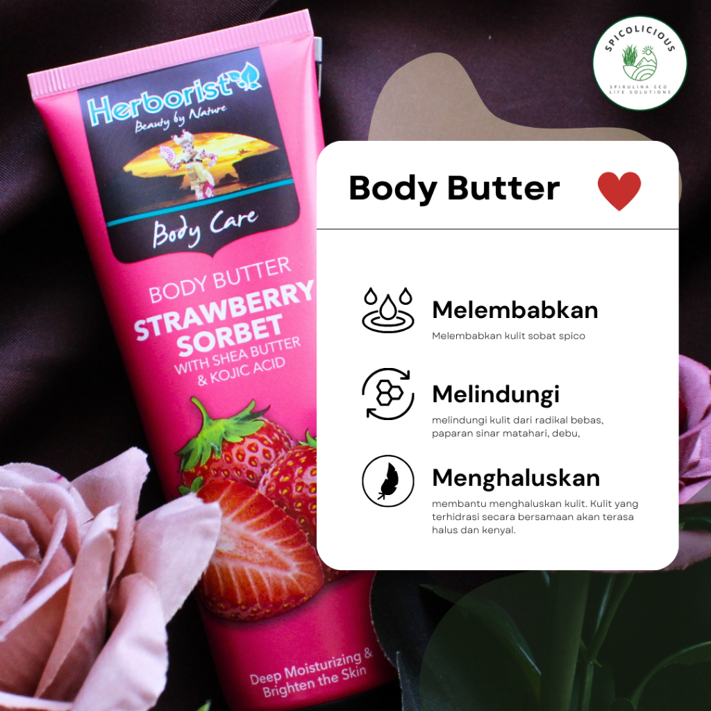 Jual Herborist Body Butter 80gr Shopee Indonesia
