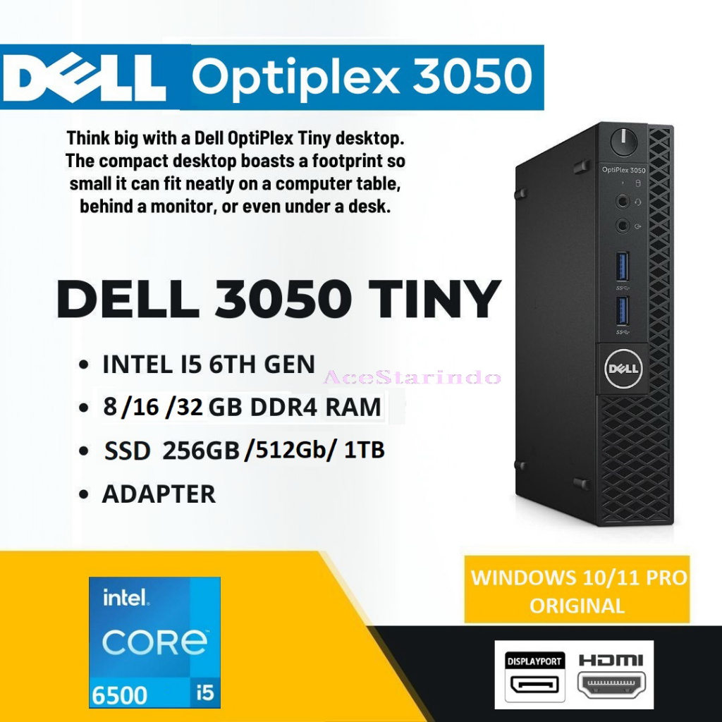 Dell Optiplex 3050 Core-i5 7400T+16GB 当店限定販売 - ミニPC