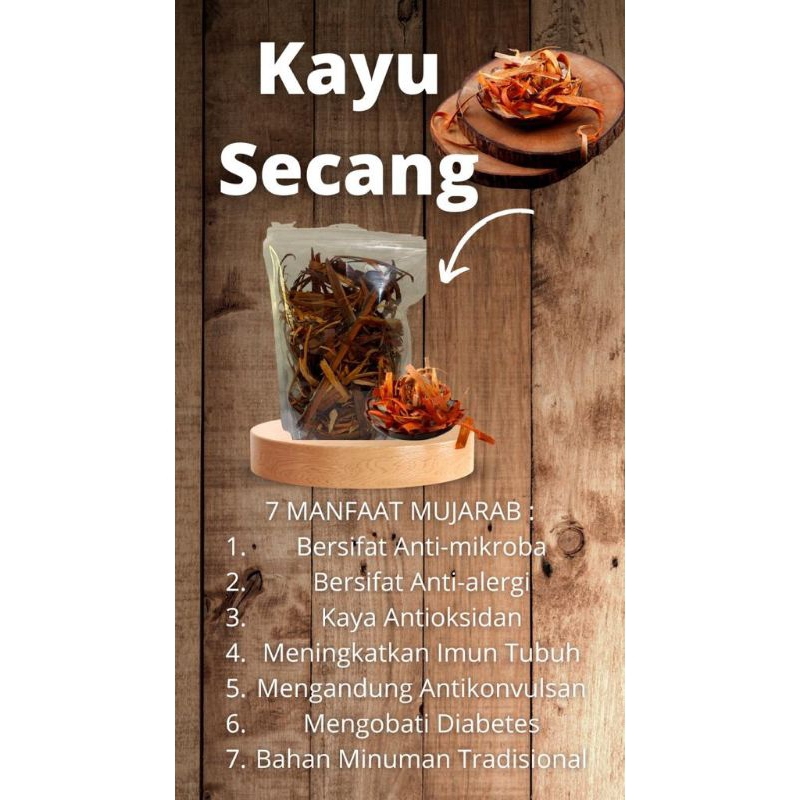 Jual Kayu Secang Tanaman Herbal Untuk Berbagai Jenis Penyakit