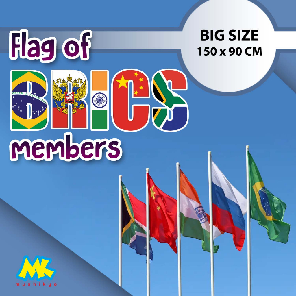 Jual Bendera Negara Anggota BRICS Flags Members | Shopee Indonesia