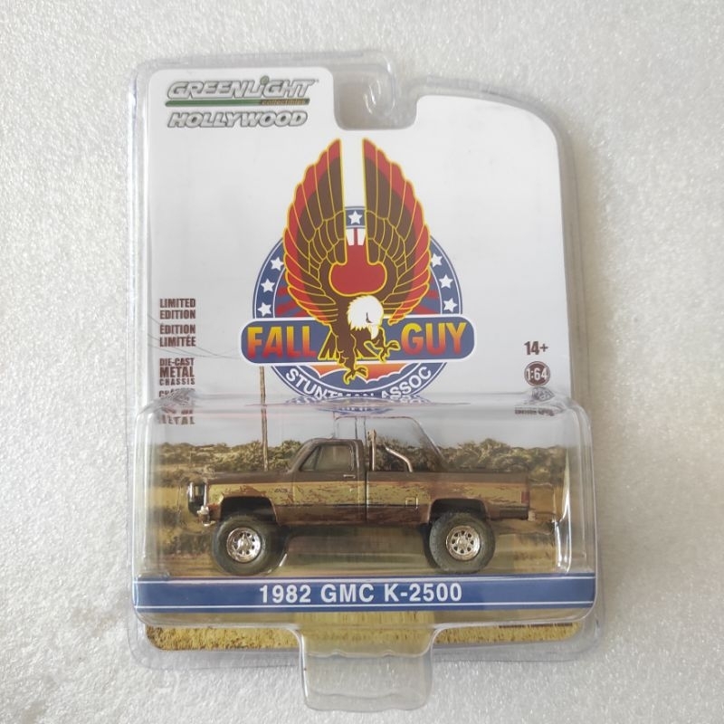 GREENLIGHT 1:64 1982 GMC K-2500 Pickup Truck – Brown 'The Fall Guy' Edition – 44860F
