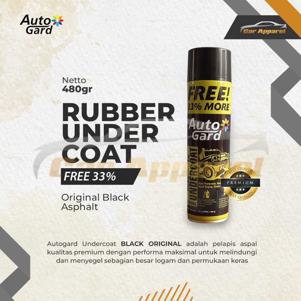 Jual Under Coat Rubberized Autogard Original Car Pelapis Anti Karat Shopee Indonesia 9076