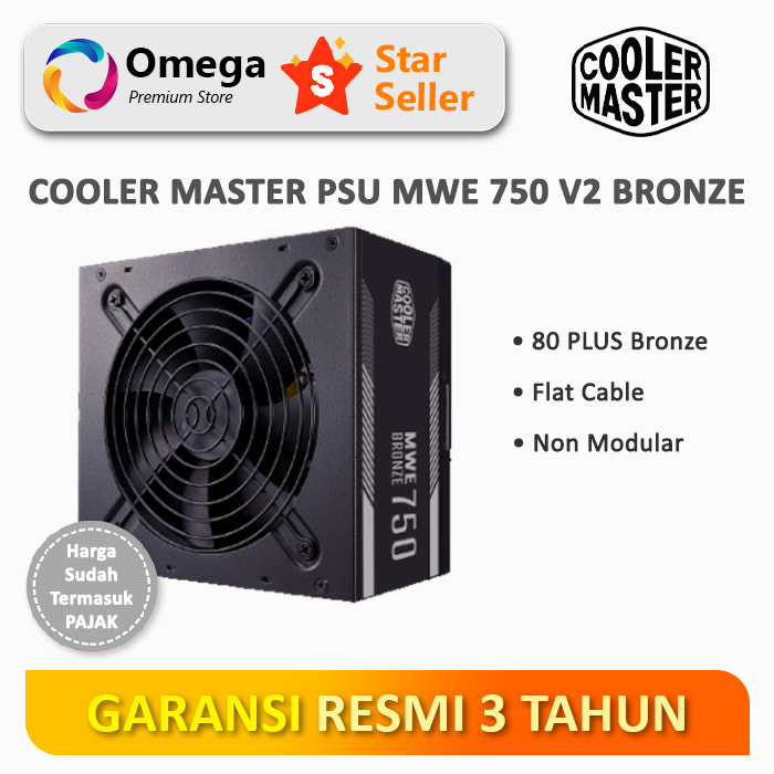 Jual Cooler Master PSU MWE 750 V2 - 750W 80+ BRONZE | Shopee Indonesia