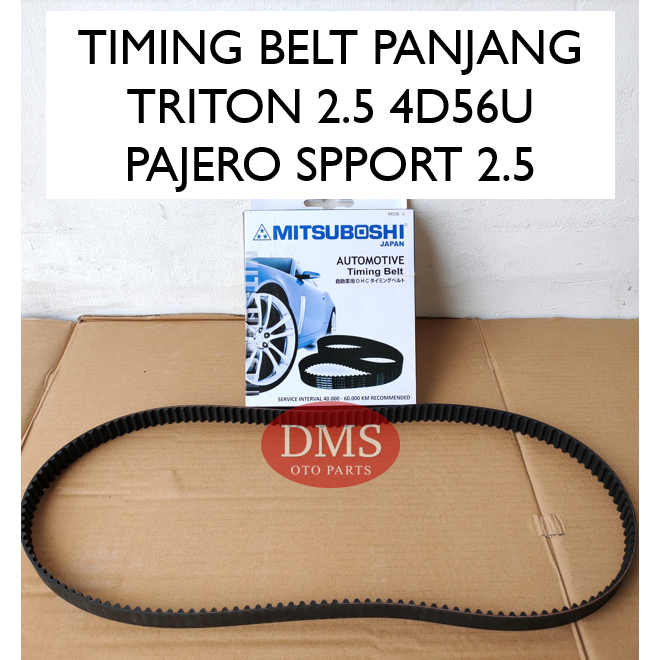 Jual timing belt triton 2 5 pajero sport 2 5 4d56u merek mitsuboshi