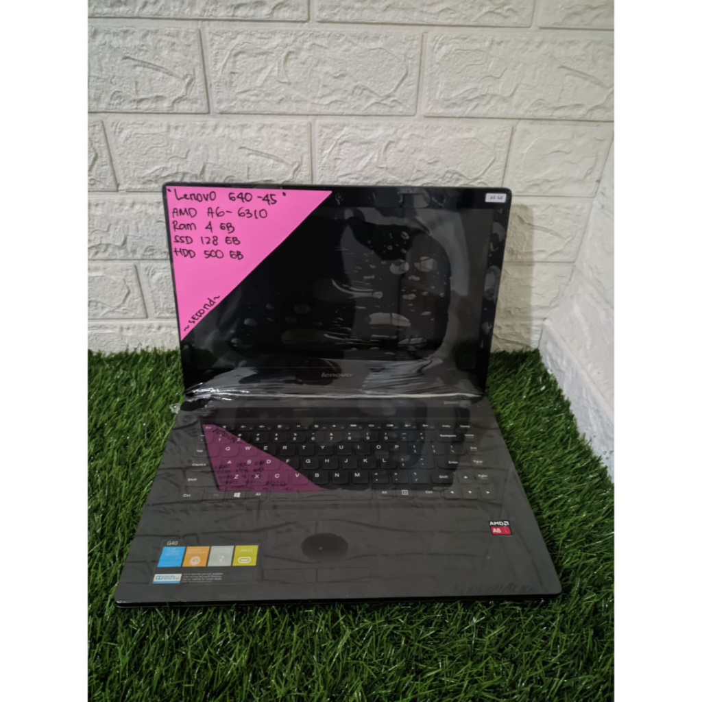 Jual LENOVO G4045 AMD A66310 RAM 4GB SSD 128GB HDD 500GB 14 INCH