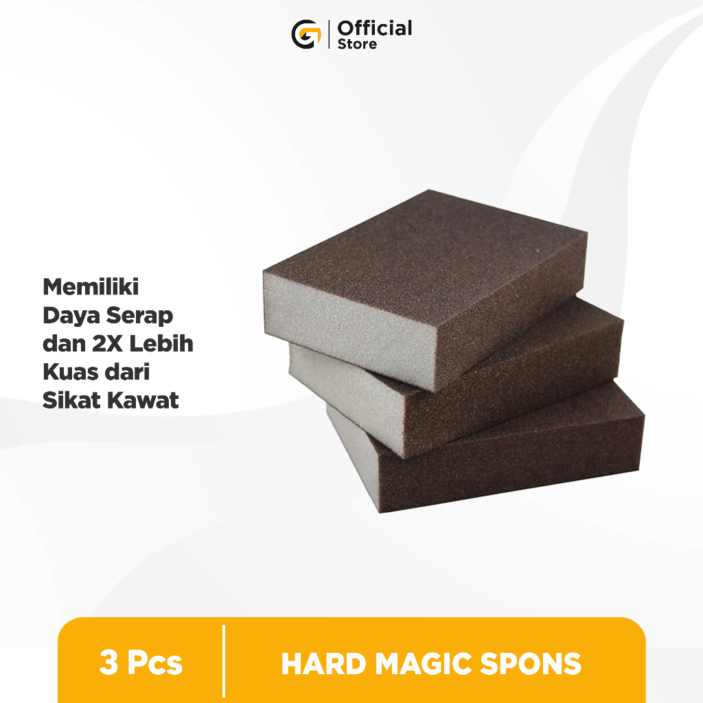 Jual GENIO Hard Magic Spons 3pcs | Shopee Indonesia