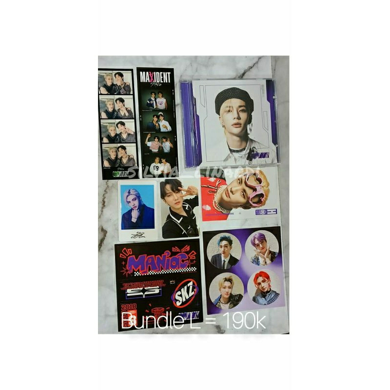 Jual Jewel case Official Photocard Hyunjin Oddinary 4cut OT8 Maxident