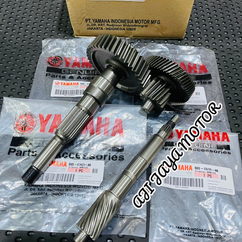 Jual Gigi Rasio Set Aerox 155 Gear Rasio Komplit ( B65 ) | Shopee Indonesia