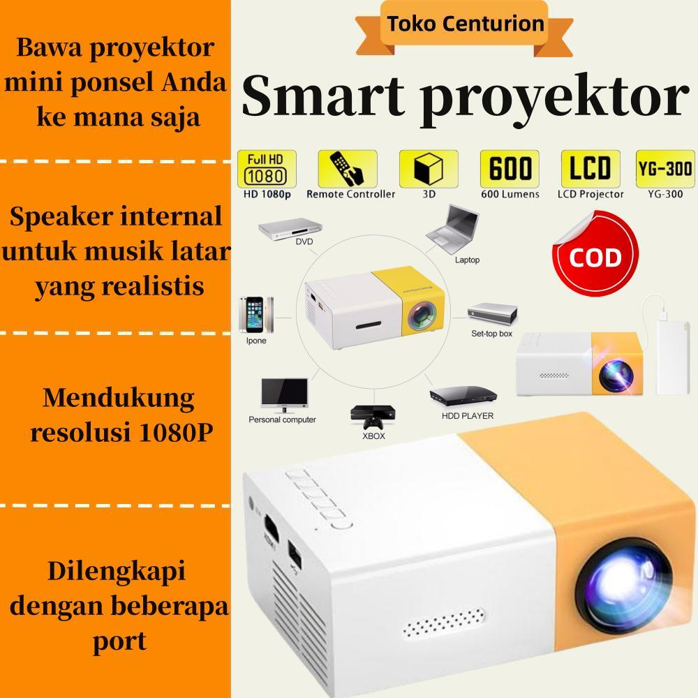 Jual Mini Proyektor Smart Proyektor Yg 300 Lcd Portable Projector