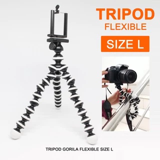 Tripod Cotton Hp Mini Flexible Free Holder U Dengan Dudukan Handphone Multifungsi