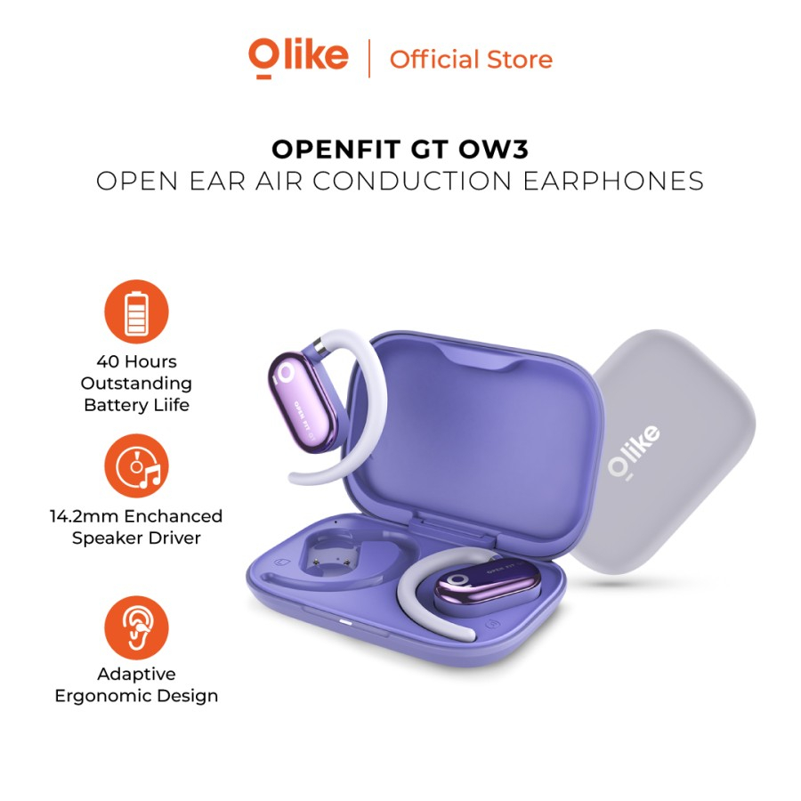 Jual Olike OW3 OPENFIT GT Open Air Conduction TWS Earphone Bluetooth 5.