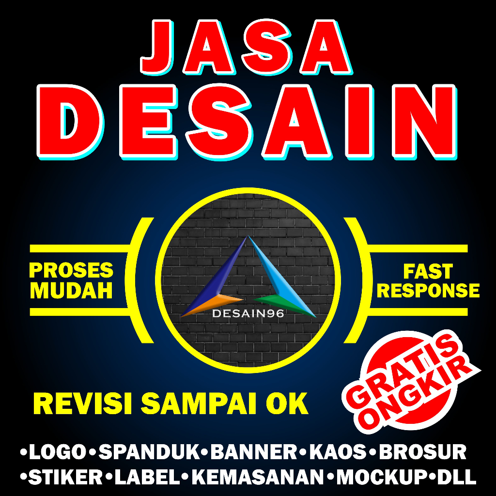 Jual Jasa Desain Murah Cepat Desain Logo Spanduk Baner Undangan Brosur Kaos Kemasan 7221