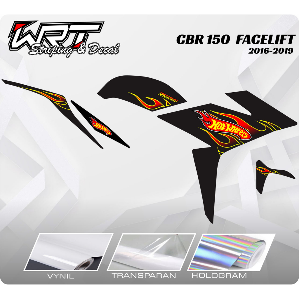 Jual Striping Cbr Stiker Decal Cbr Facelift Hotwheels Shopee Indonesia