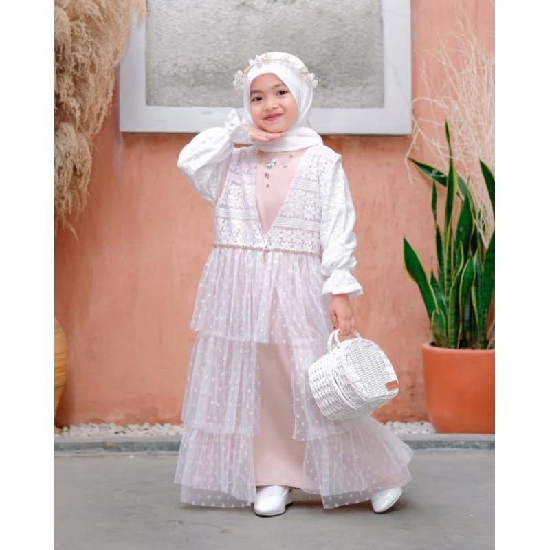 Jual Nur Aini Moslem Baju Gamis Pesta Anak Perempuan Terbaru 2023 Umur
