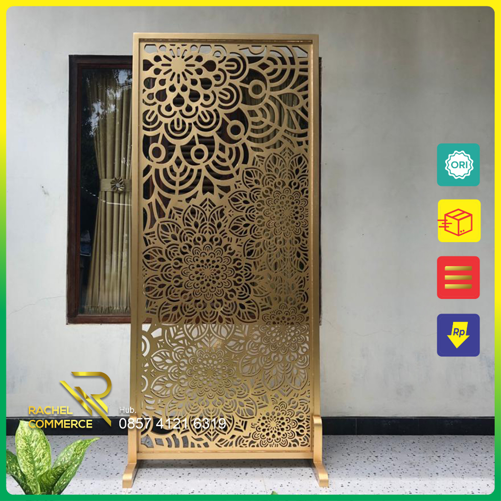 Jual Sekat Pembatas Ruangan Pattern Islamic Arabic CNC Sketsel Dekorasi ...