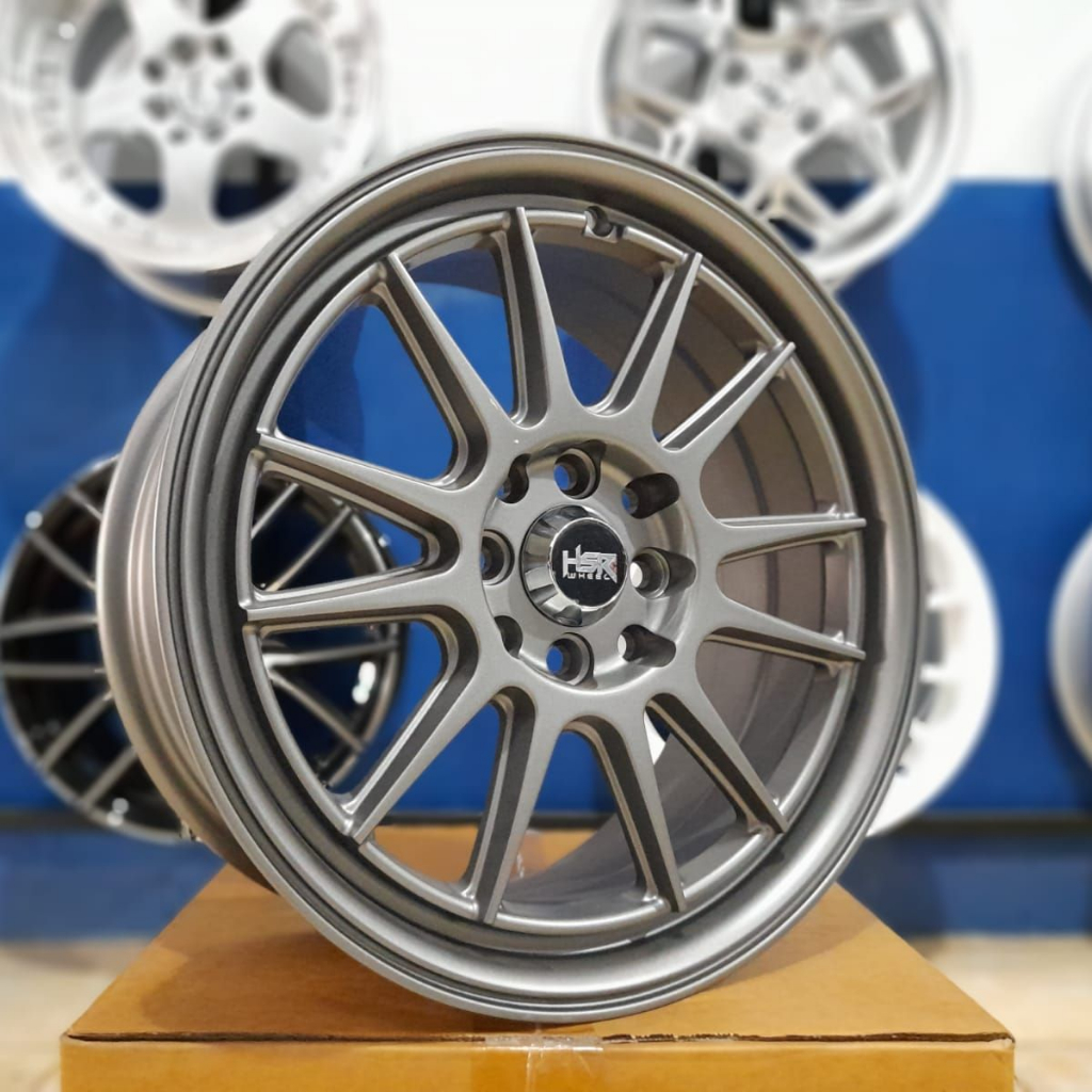 Jual Velg mobil vios, brio, mazda2 ring 16 lebar 7 rata grey hsr ende ...
