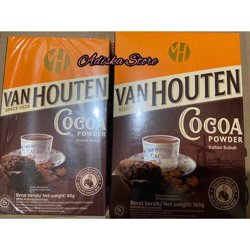 Jual Coklat Bubuk Cocoa Powder Van Houten Gr Shopee Indonesia