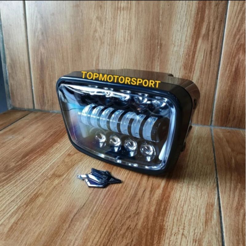 Jual RX king headlamp lampu daymaker spider 17mata LED RX king scarlet