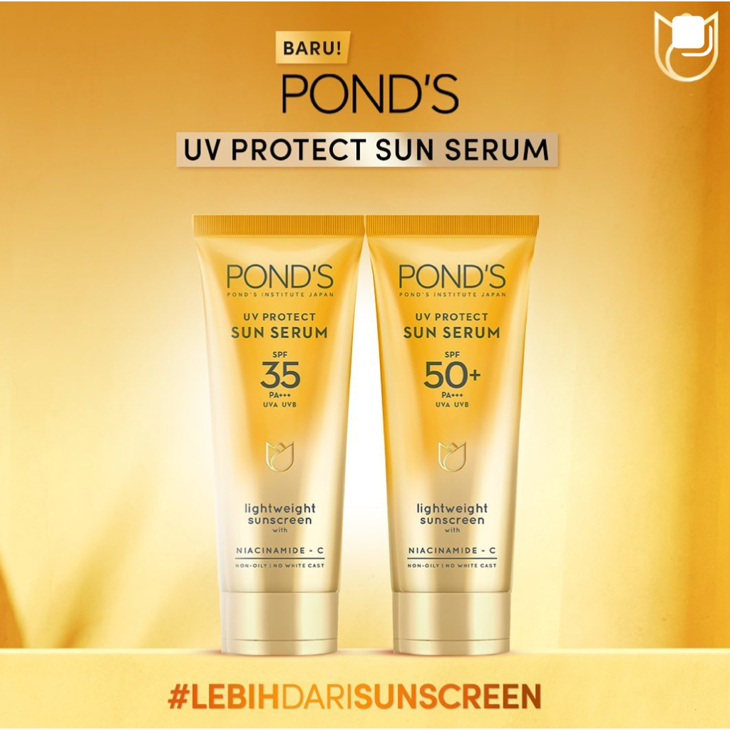 Jual Pond’s UV Protect Sun Sunscreen Serum Spf35 PA+++ & SPF50 PA