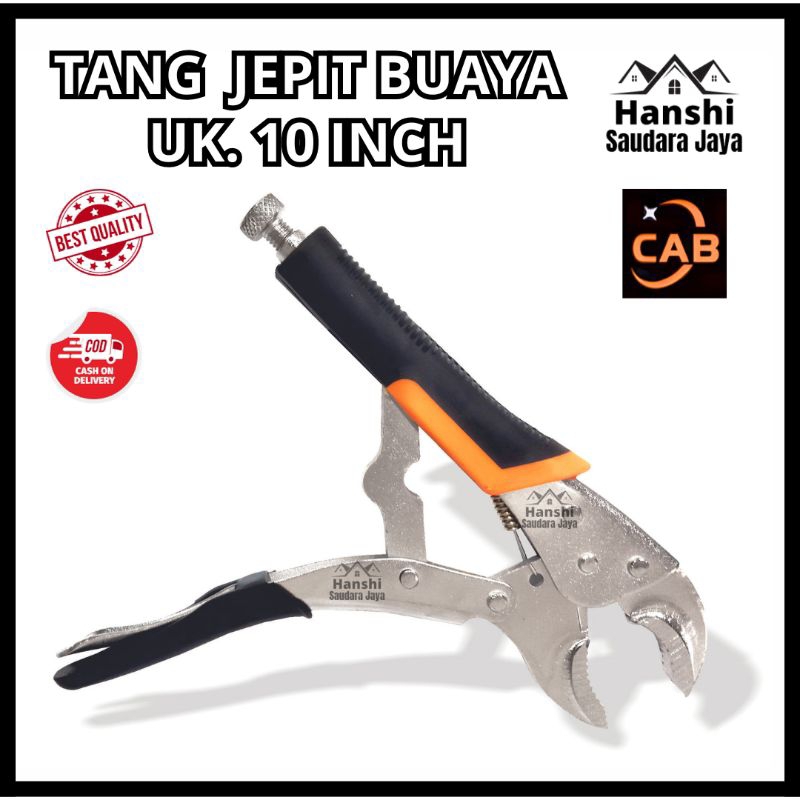 Jual Cab Tang Jepit Buaya Bengkok Inch Locking Plier Curve Vise Grip Original Shopee